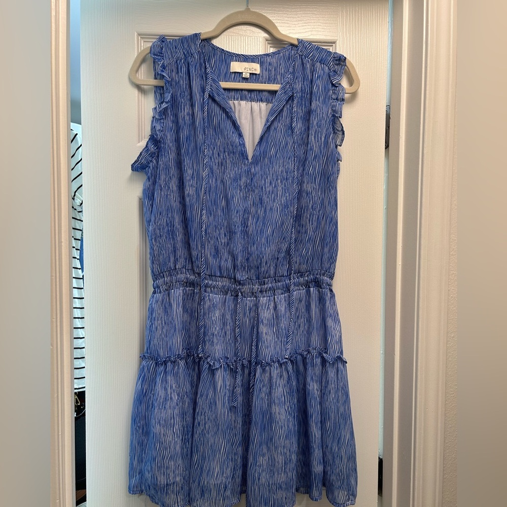 Pinch Blue and White Mini Dress